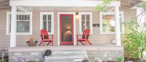 Historic Bernhard Justice Bungalow a 1926 craftsman bungalow with modern comforts.