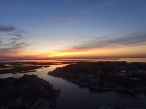 Lagoon at sunset