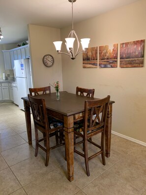 Dining area