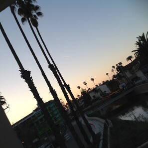 Sunset.