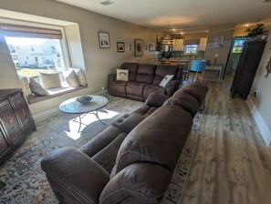 Main Floor - Living Room with two reclining sofas
