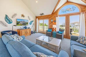 Surf or Sound Realty - 233 - Windsong - Great Room -2