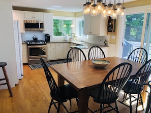 Kitchen and dining area