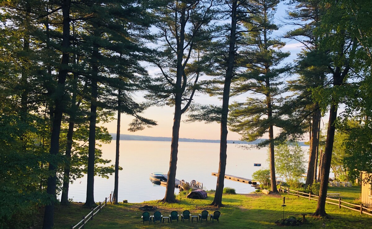 Quiet Cove On Pristine Sebago Lake, 5 BR, Beach, Dock