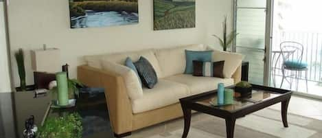 Get comfortable and feel right at home with our sleek, contemporary furnishings.