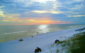 Beautiful sunset at Gulfview Heights beach!