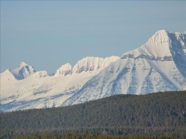 Picture of Glacier Park taken from the property