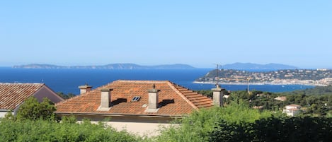 View of Mediterranean from living room balcony