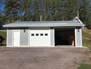 Use the North garage stall to protect your vehicle from the summer hail!