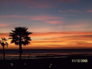 Enjoy the sunset over the ocean!