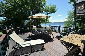 Deck with 270 Degree water views