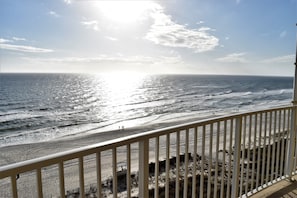 Gulf front balcony