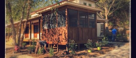 Front View of Screened in Porch