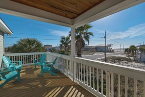 Beautiful views from the main floor deck