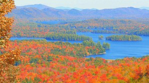 View of 1st lake from McCauley Ski Center.
