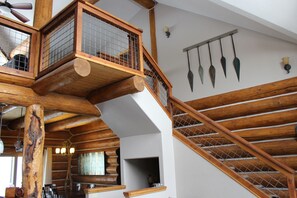 stairs up to loft & master