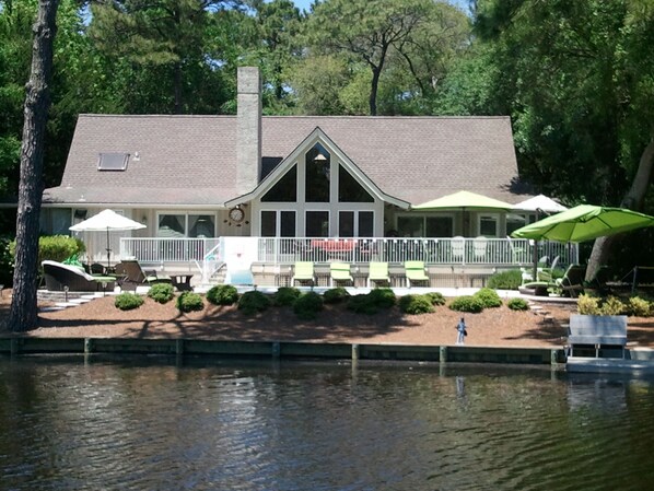 View of the back of the house from the golf course




