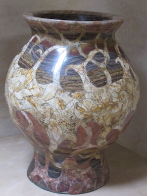 Mosaic Stone Pot