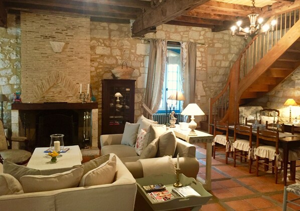 This 14th century fully-renovated gem offers modern luxury and old world charm. 