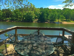 Patio table and 6 chairs. 