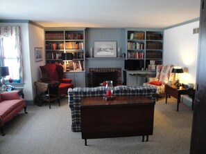 Living Room showing fireplace wall