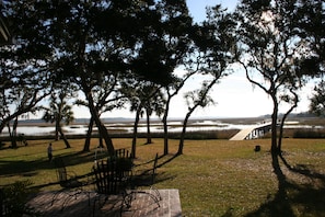 Corner of Loggia to dock