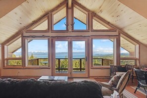 Views from inside the chalet