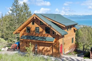 Back of Chalet which faces east,