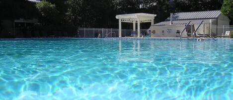 Refreshing dip, out the back door and around the bend.