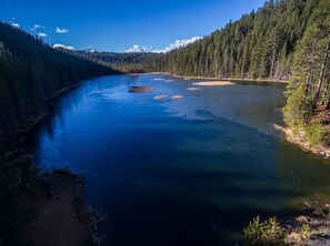 Aerial view of Tumalo Lake