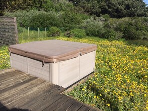 The hot tub awaits you!
