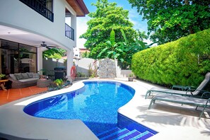 Private pool and BBQ at house
