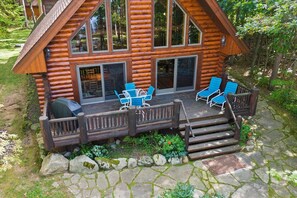 This shows our new USA made grill, and Deck furniture..