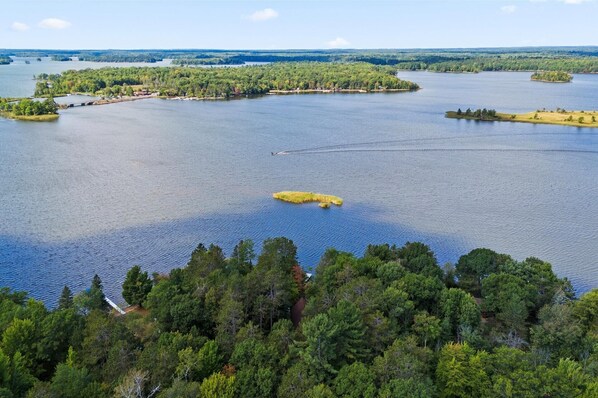 Location is center of this fantastic fishing lake Chippewa. “The big Chip"