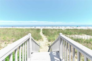 Head to the beach via your own private walkway.