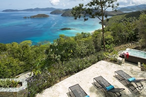 View of Cinnamon Bay from Upstairs Pavilion