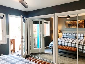 Master Bedroom with Patio Door - 1 King