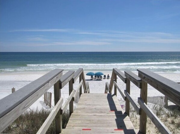 View from the Private Beach Walkover