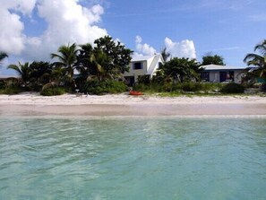 Beach House From Water - Note there are neighbors