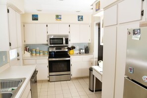 Kitchen from dining room 