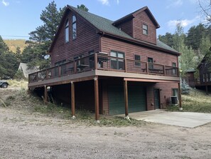 Back of house & garage