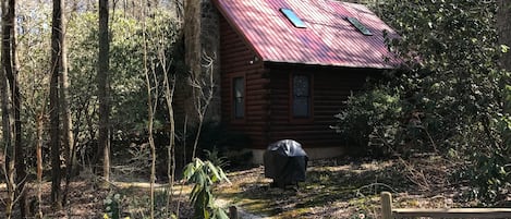 Entrance to cabin