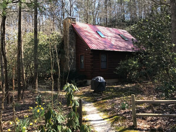 Entrance to cabin