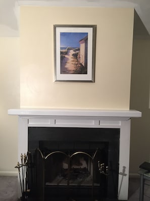 Living room fireplace 