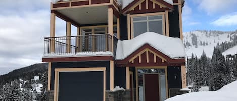 Front of ski home