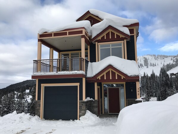 Front of ski home