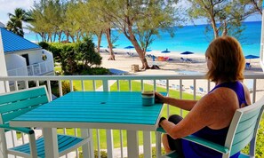 Picture yourself relaxing and enjoying your view of the beautiful 7 mile beach.