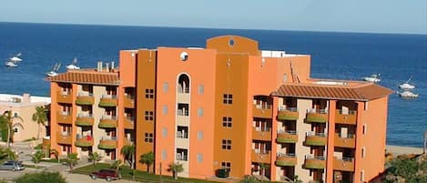 A View of Villas de Cortez from the Hwy.
1106 is on the ground floor left side.