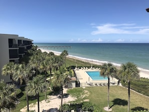 Beach view from kitchen