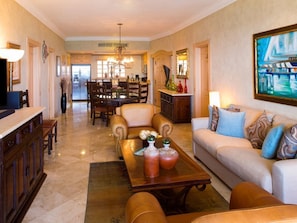 Open concept living room